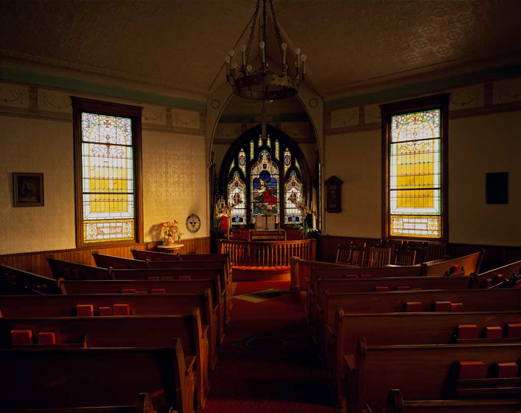 Methodist Church

        Interior, Shady, NY 1987